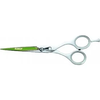 Kadeřnické nůžky Kadeřnické nůžky na vlasy Kiepe Luxury Premium ZIP 2448- 5,5´ - zelené