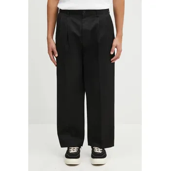 Pánské kalhoty Kalhoty Carhartt WIP Evan Pant, 32, černá, 99X