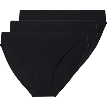 Dámské spodní prádlo esmara® Dámské bezešvé kalhotky, 3 kusy (černá, M(40/42))