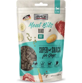 Pamlsek pro psa 120g MAC's Dog Meat Bits hovězí pamlsky pro psy