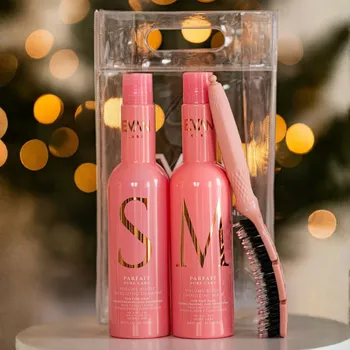 Šampon AKCE: Evan Care Volume Boost DUO - šampon a maska ​​pro zpevnění a objem jemných vlasů, 500 ml + dárková taška + kartáč na vlasy