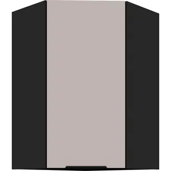 Kuchyňská linka Nábytek PEGAS s.r.o. Horní skřínka ARONA - 60x60 GN-90 1F (45°), Černá mat/Kašmír