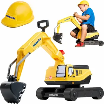 Odrážedlo Rotační rýpadlo FALK Komatsu + přilba