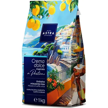 Astra Crema dolce inspirato a míchaná zrnková Káva Positano 1000 g
