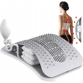 Protahovač zad, trenažér pro bederní páteř s magnety proti bolesti zad