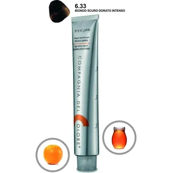 Barva na vlasy Compagnia Del Colore barva na vlasy 6.33 100 ml