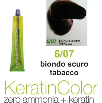 Barva na vlasy BBcos barva na vlasy s keratinem Keratin Color 6/07 100 ml