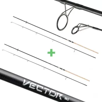 Rybářský prut MIVARDI - Prut Vector MK2 FC 360H 3,6 m 3 lb Set 1+1 2 díly