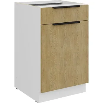 Stolarz-Lempert Kuchyňská skříňka Cremona WH - dolní 50 D 1F 1S dvířka + šuplík PREMIUM BOX