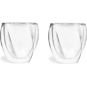 Sklenice Sada 2 dvoustěnných sklenic, 250ml, CRISTALLO 5486
