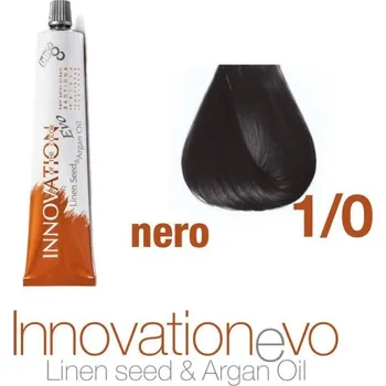 Barva na vlasy BBcos barva na vlasy s arganovým olejem Innovation Evo 1/0 100 ml