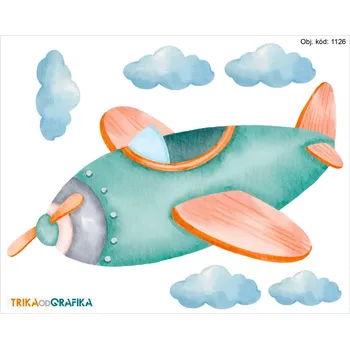 Textilie Letadlo 3 – nažehlovačka