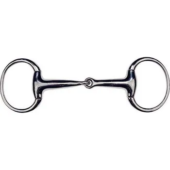 Udidlo pro koně Udidlo oliva FEELING 1x lomené odlehčená s udítkem 23 mm 13,5 cm