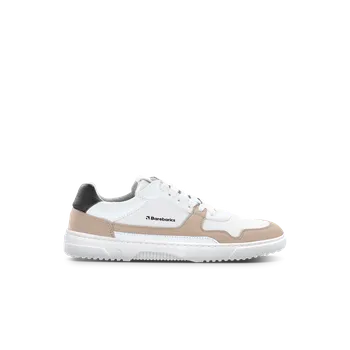 Dámská obuv Barefoot tenisky Barebarics Zing - White &amp; Beige 44
