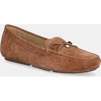 Dámské mokasíny Semišové mokasíny MICHAEL Michael Kors Juliette dámské, hnědá barva, na plochém podpatku, 40R5JUFR1S.230 82X, EUR 39