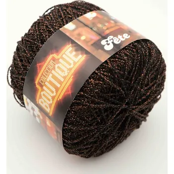 Příze Lurexová příze Katia - černo měděná