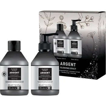 Kosmetická sada Dárková sada pro poškozené a lámavé vlasy Black Professional Argent Glowing Effect + dárek zdarma