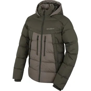 Husky Pánská péřová bunda Durra M S, khaki