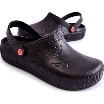 Dámské žabky Pánské lehké pantofle Big Star II175001 Černá 44