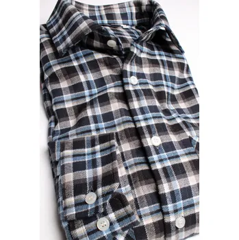 LUIZ Pánská flanelová košile Bruno 191 >PRODLOUŽENÁ DÉLKA< Velikost: 48