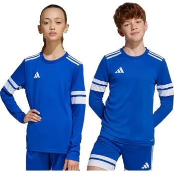 Chlapecké tričko Dětské tričko adidas Squadra 25 s dlouhým rukávem modré JJ0046 164 cm