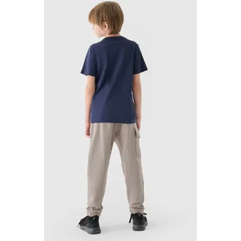 Chlapecké kalhoty Chlapecké Dresové Kalhoty Joggery Šedé 4FJWAW24TTROM760-26S 152