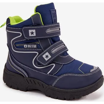 Dívčí sněhule Zateplené Dětské Sněhule Traperky Big Star OO374049 Černé 35