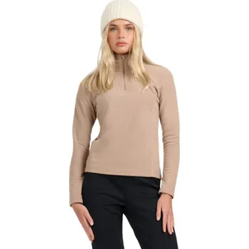 Dámská móda Dámská fleecová mikina 4F F069 světle hnědá 4FWAW25UFLEF069 82S 2 XL