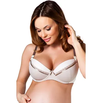 Podprsenka Alles Mama Caffe Latte U barva: béžová 90b