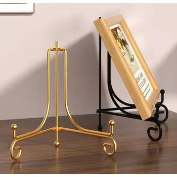 Kovový stojánek vhodný pro kulaté věci 250 mm (1 ks, černý) (DRA8)