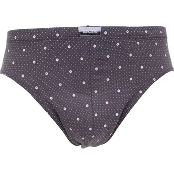 Slipy Pánské slipy bavlna/lycra Andrie PS 3572 grafit velikost 4XL-66/68