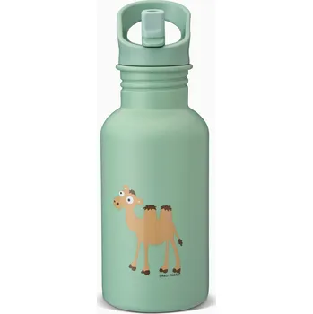 Láhev Carl Oscar - STEELish nerezová láhev - zelená/velbloud