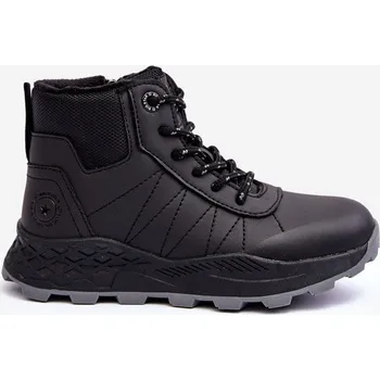 Sada pánského spodního prádla Dětské zateplené trekové boty černé Big Star MM374203 30