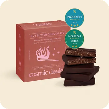 Čokoláda Cosmic Dealer Box 4 ks čokolád Typ: Peanut Butter & Smoked Salt