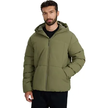 Pánská péřová bunda 4F M0710 khaki 4FWAW25TDJAM0710 43S pánské s