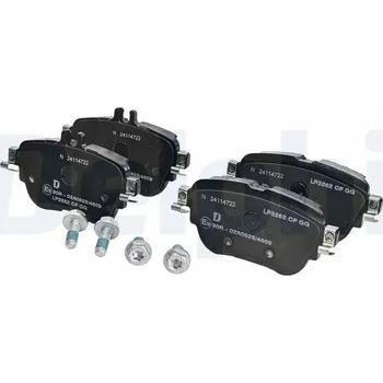 Brzdový systém Sada brzdových destiček, kotoučová brzda DELPHI LP3262