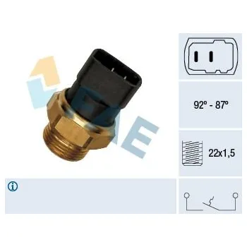 Ventilátor topení a klimatizace Teplotní spínač, větrák chladiče FAE 37260