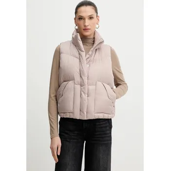 Dámská vesta Péřová vesta Levi's béžová barva, zimní, A8526 A8526.0007 03A, vel. M