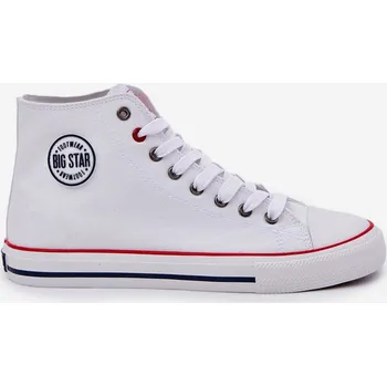 Sada pánského spodního prádla Pánské Textilní Tenisky Big Star NN174305 HI-POLY SYSTEM Bílé 43