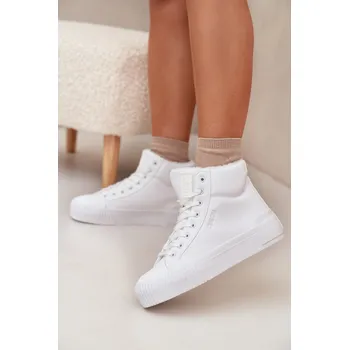 Dámské tenisky Zateplené dámské tenisky na platformě Big Star OO274794 Bílé 40