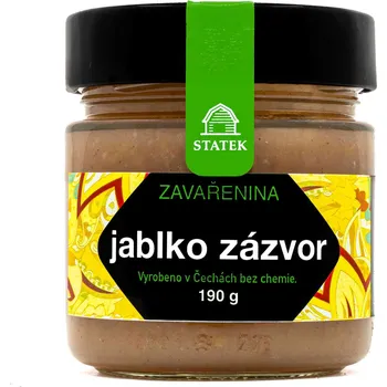 Sušená potravina Zavařenina jablko zázvor, 190&nbsp;g