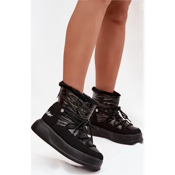 Dámská zimní obuv Lee Cooper dámská sportovní obuv zimní trekingová zateplená lakovaná dámské 38