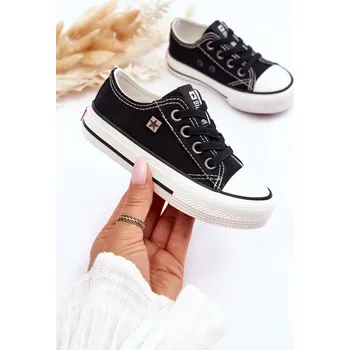 Sada pánského spodního prádla Dětské Klasické Tenisky Big Star DD374163 Černé 25