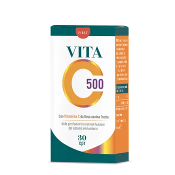 Erba Vita Vitamín C 500 mg, 30 kapslí