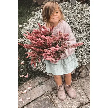 Dívčí sněhule Dětské Teplé Sněhule Semišové Tmavě béžové Gooby 29