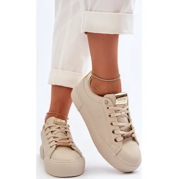 Dámské tenisky Dámské Tenisky Big Star NN274210 Beige 38