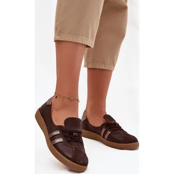 Dámské mokasíny Kožené semišové dámské polobotky typu barefoot Zazoo N1341 čokoládové 39