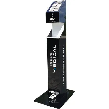 Nášlapný dezinfekční stojan NoVirusActive černý – INDIVIDUAL Barva: černý