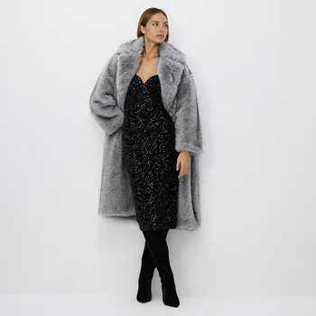 Dámské šaty Reserved - Flitrové midi šaty - černý - 965GA-99X - 965GA-99X-M