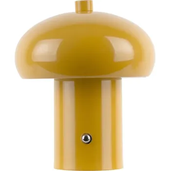 Lampička Bezdrátová stolní LED lampa Leitmotiv Retro Seta 12,5 x 15 cm žlutá barva LM2277YE 11X